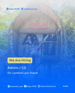 Lowongan Kerja CV. Lombok Lalu Travel