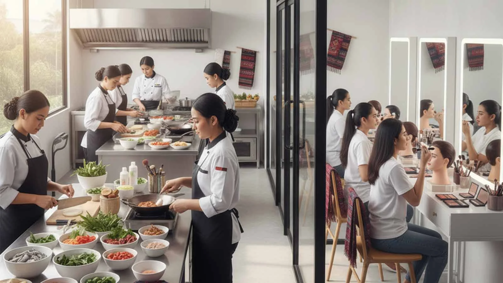 Pelatihan Gratis Tata Boga dan Tata Rias di BLKDLN NTB